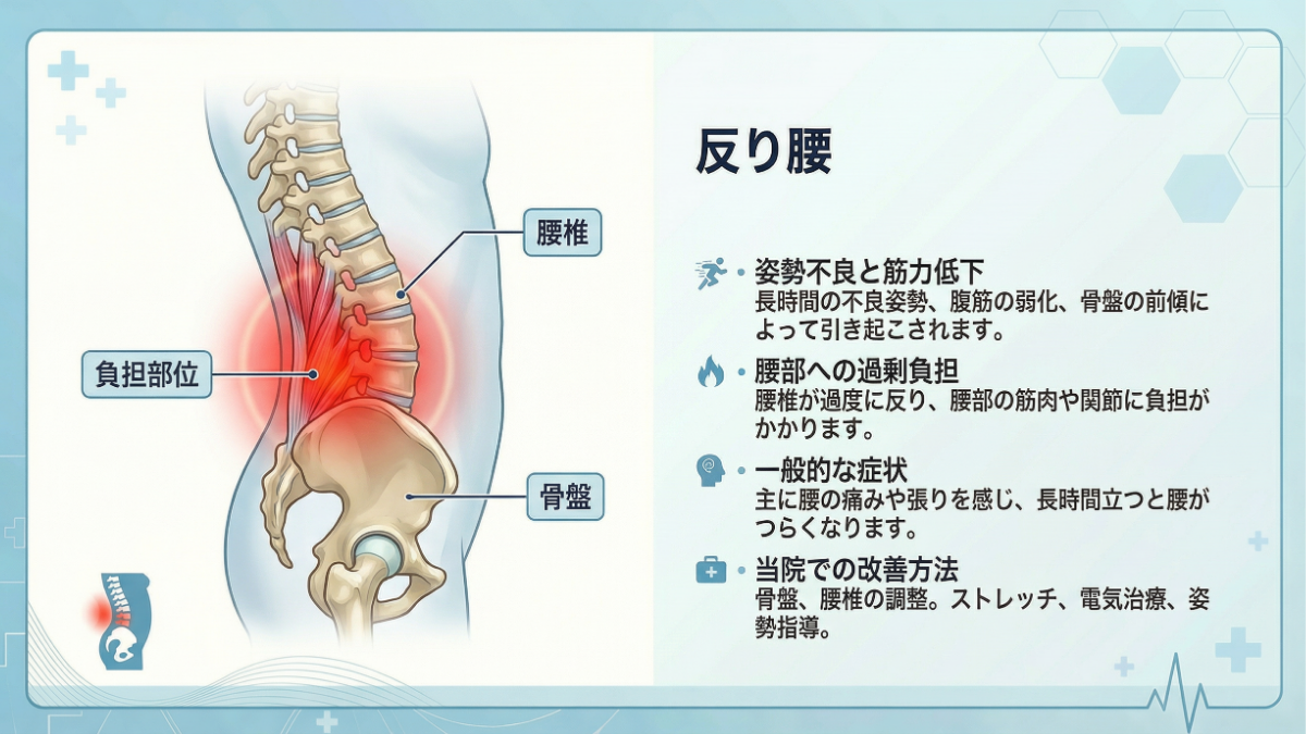 反り腰の症状イメージ